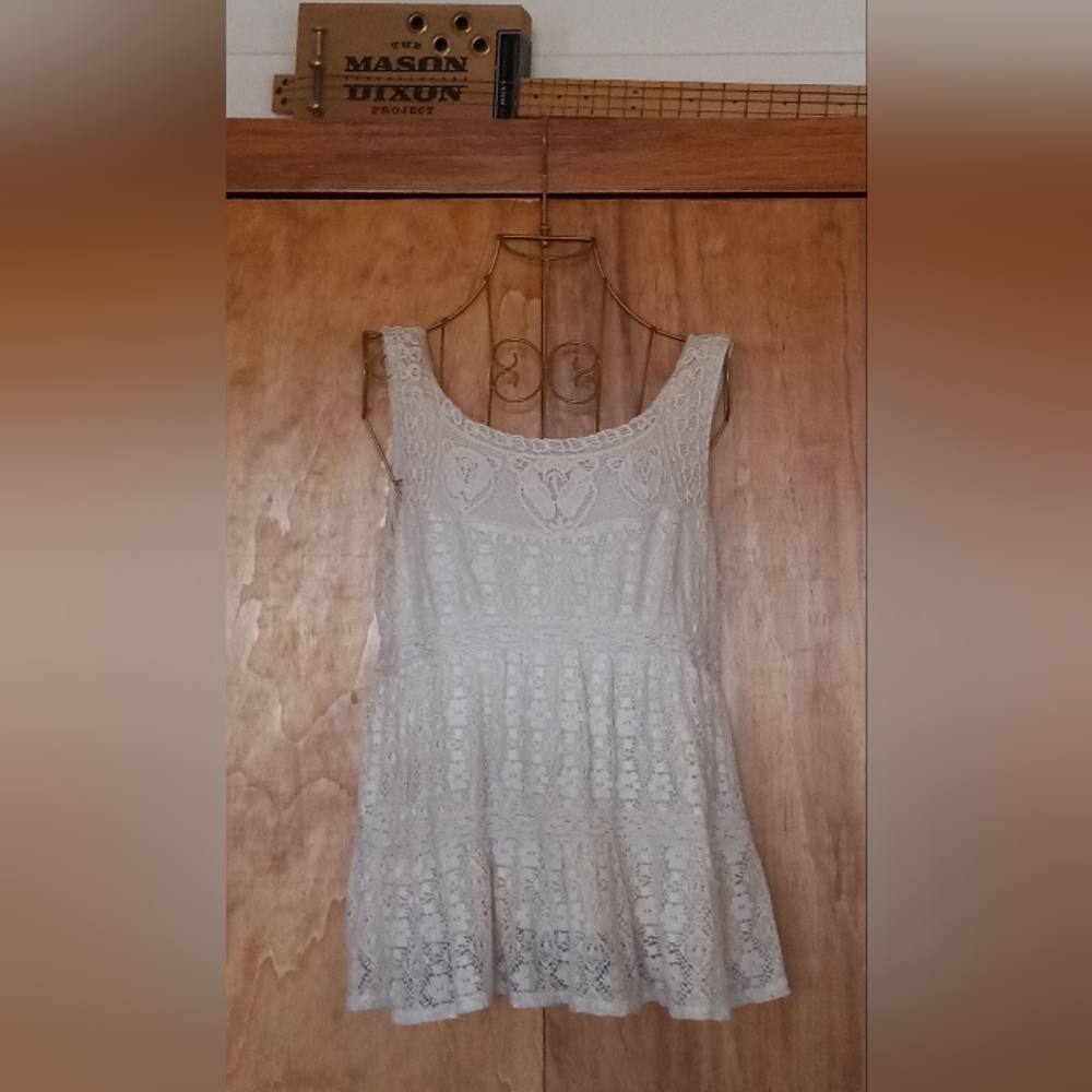 American Rag Lace Babydoll Tank Size L